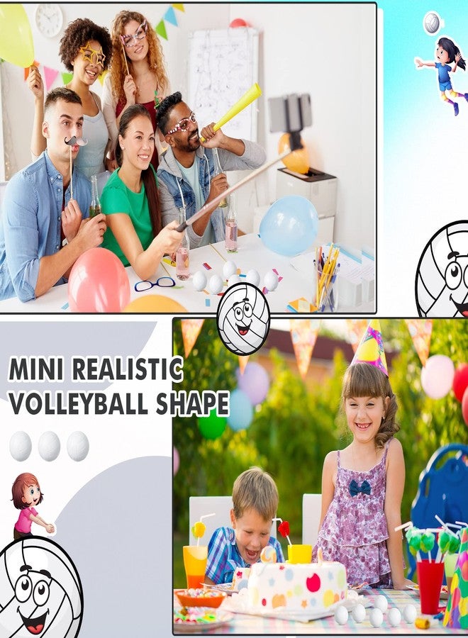 Jerify 100 Pcs Mini Volleyball Stress Balls, 1.18 Inch Foam Sports Ball Toys, Volleyball Gifts Party Favors Decorations for Stress Relief Game Birthday School Carnival Reward - Image 5